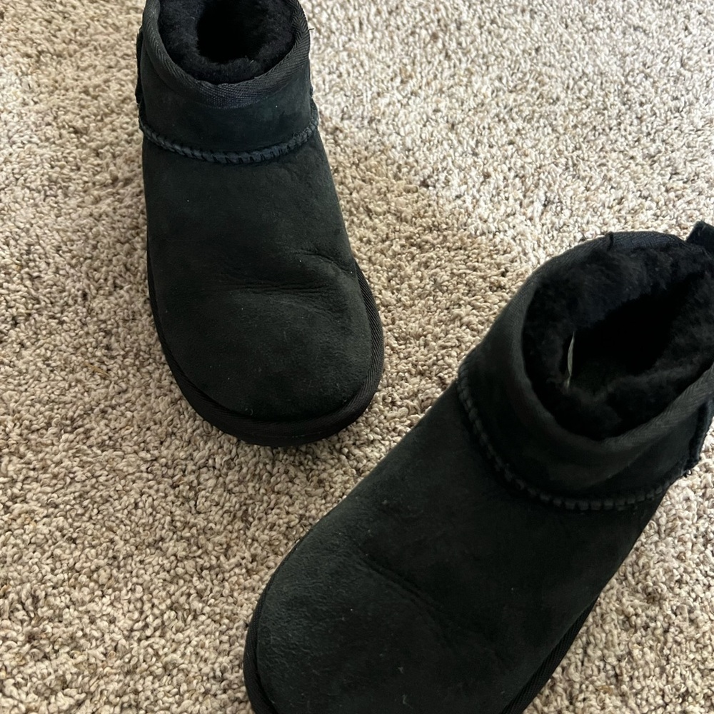 UGG Black Suede Boots
